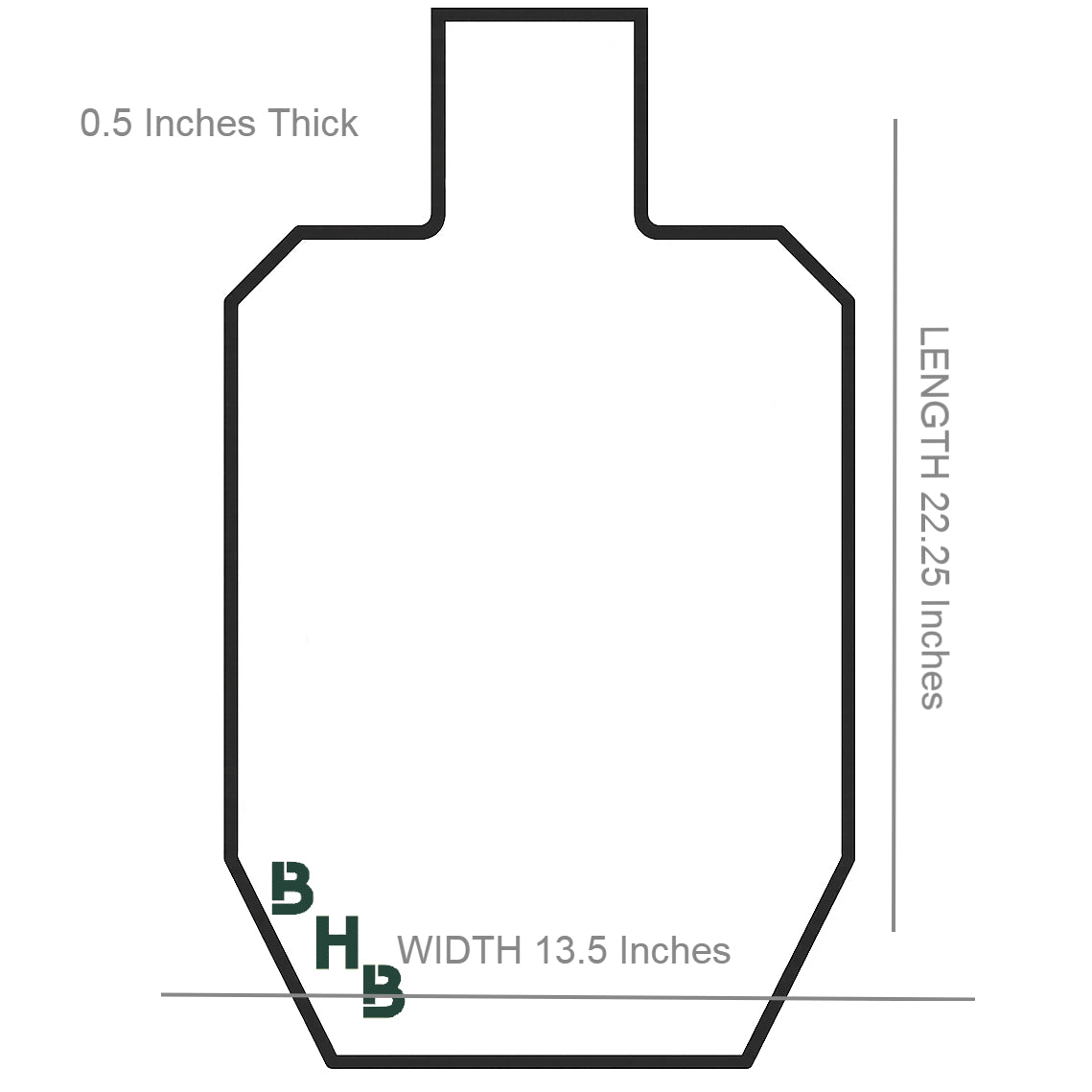 IPSCB 3/4 Rubber Target